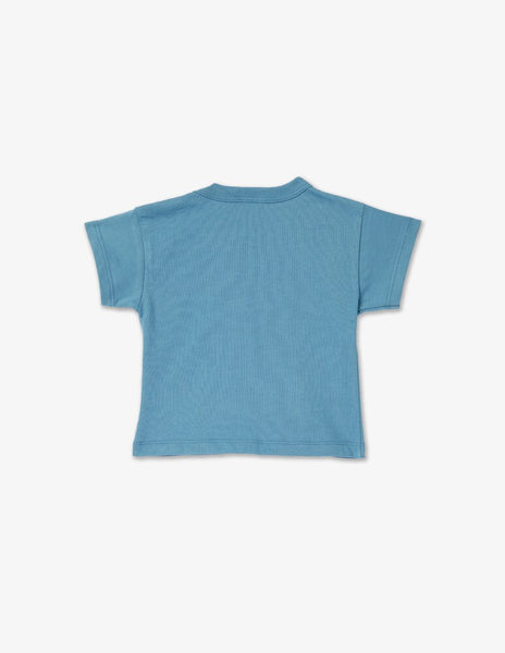 Baby Short-Sleeved Flocked T-Shirt