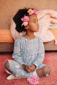 Louise Misha Girls Roulotta Dress - Butter Flowers Guedra