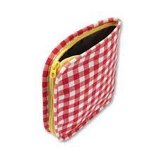 Fluf Snack Mat - Red Gingham Red