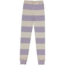Basilic Leggings - Lavender Stripes