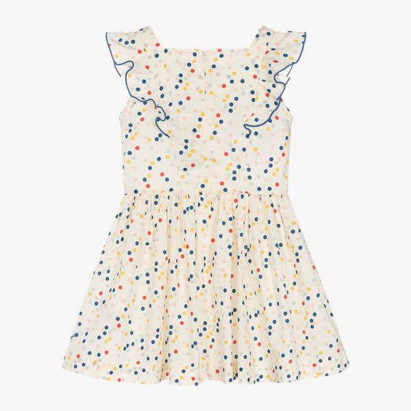 Polka Dot Poplin Dress