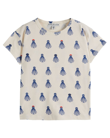 Cream Octopus T-Shirt