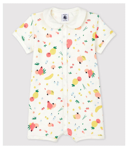 Baby Fruit Pattern Cotton One-piece