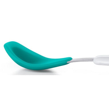 OXO Tot Feeding Spoon Set with Soft Silicone - Aqua