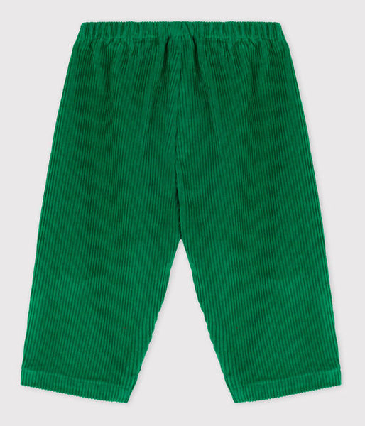 Baby Wide Leg Corduroy Pants - Green