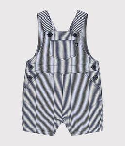 Baby Short Striped Overalls