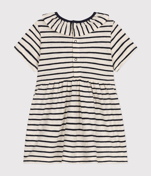 Baby Short-Sleeved Slub Jersey Dress