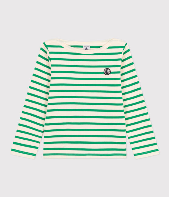 Thick Cotton Breton Top - Green