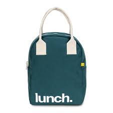 Fluf Zipper Lunch Bag Cypress