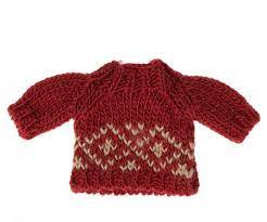Maileg Knitted Sweater, Mom Mouse