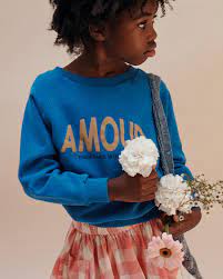 Organic Cotton Sweater - Amour Saphir