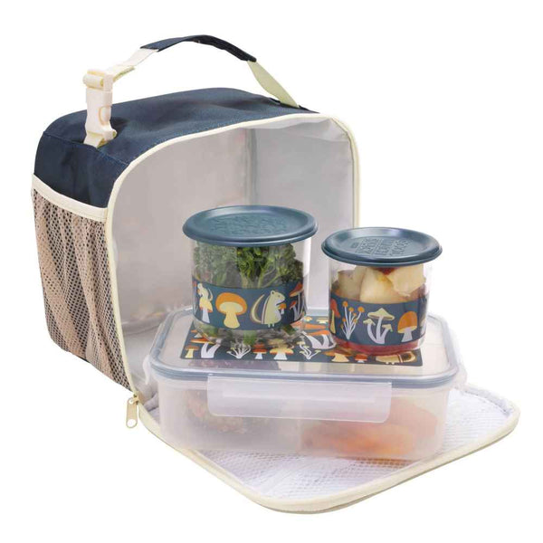 Super Zippee Lunch Tote - Mostly Mushrooms