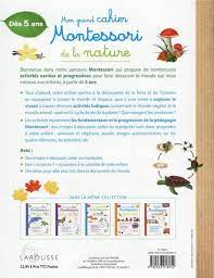 Mon grand cahier de Montessori de la nature