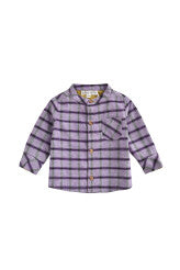 Akir Shirt - Purple Checks