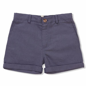 Jude shorts, Vintage Blue Linen