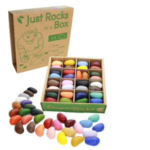 Crayon Rocks Just Rocks in a Box - 32 Colours / 64 Crayons