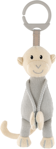 Matchstick Monkey Knitted Hanging Monkey - Grey