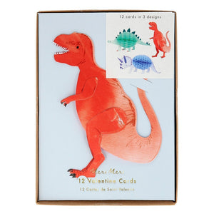 Meri Meri Dinosaur Valentine’s Cards