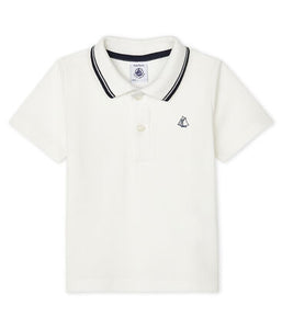 Petit Bateau Baby Short-Sleeved Polo Shirt