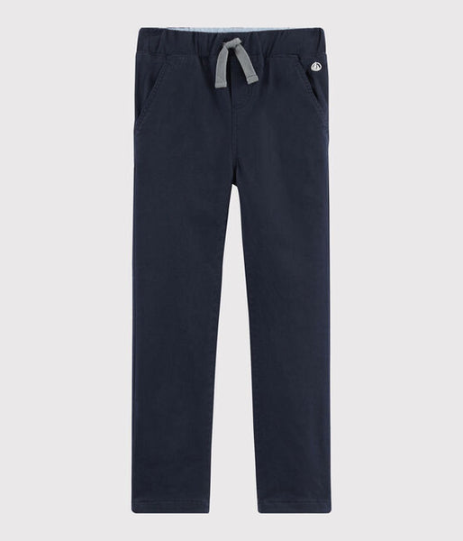 Lined Navy Pants