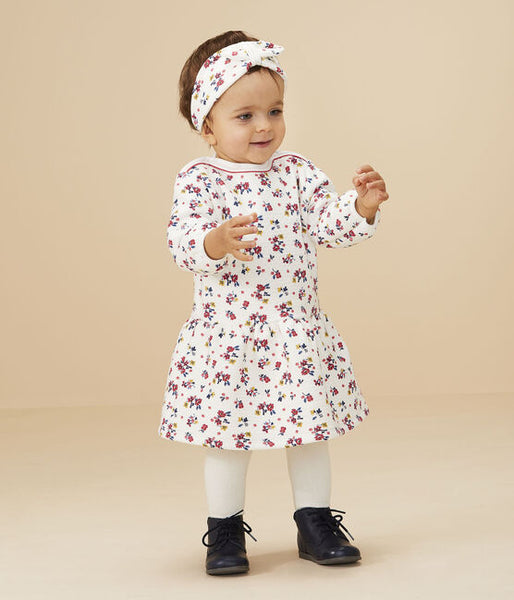 Baby Long-sleeved Flowery Dress