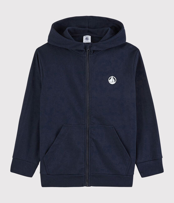 Light Weight Navy Hooded Sweatshirt