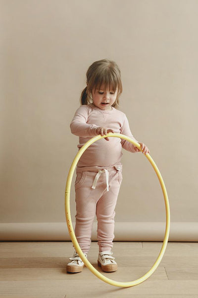 Petits Vilains Louie Harem Pant - Dusty Pink