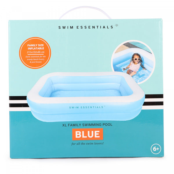 Swim Essentials XL Inflatable Family Pool in Blue