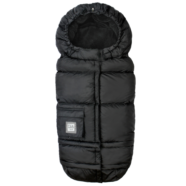 7AM ENFANT - 212 Evolution Black Plush Footmuff