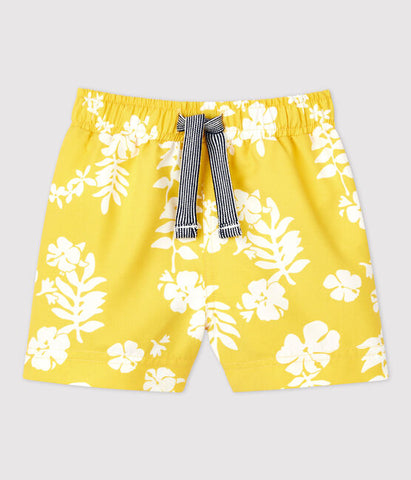 Petit Bateau Baby Tropical Print Swim Shorts