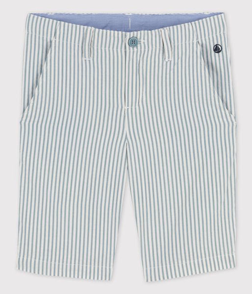 Seersucker Bermuda Shorts