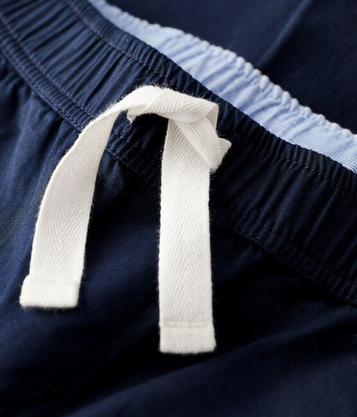 Navy Cotton Serge Pants