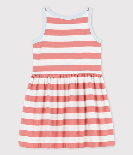 Sleeveless Stripy Cotton Dress