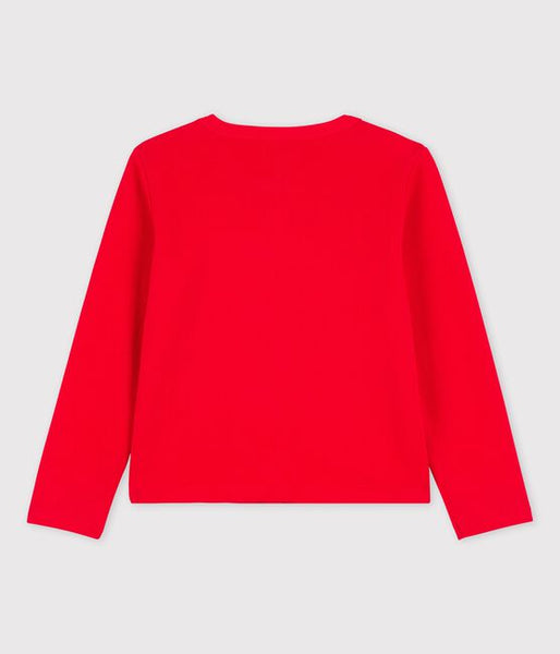 Red Cotton Cardigan