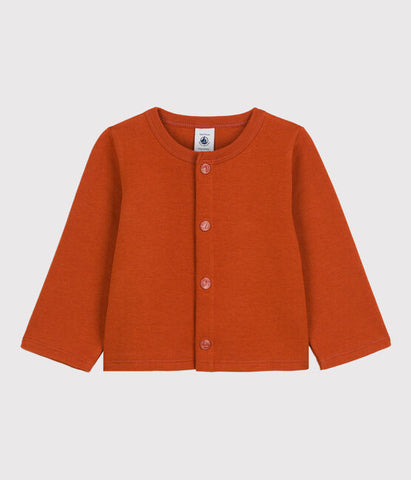 Baby Rusty Thick Jersey Cardigan