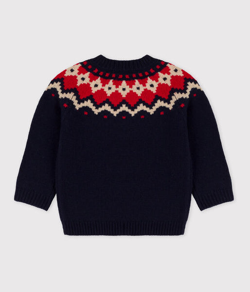 Baby Wool/Cotton Knitted Pullover