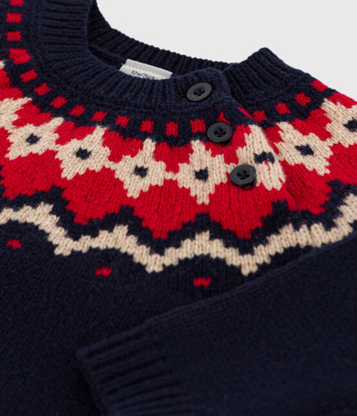 Baby Wool/Cotton Knitted Pullover