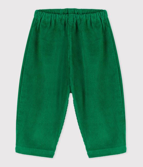 Baby Wide Leg Corduroy Pants - Green