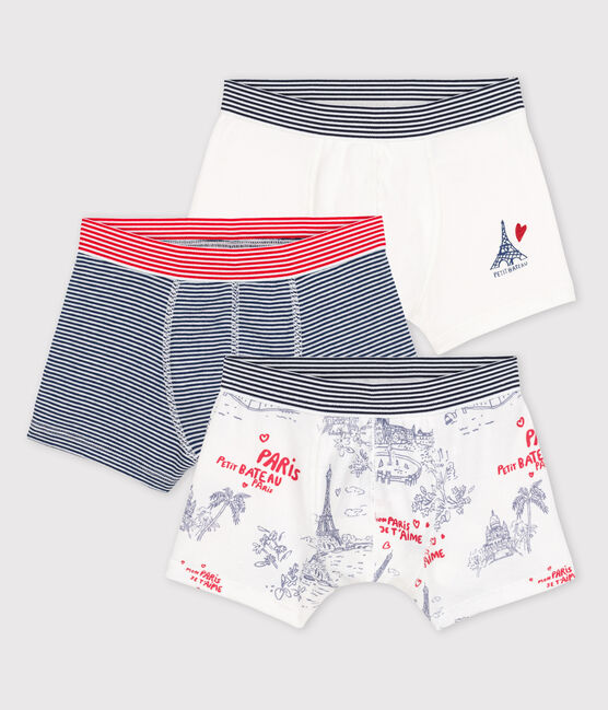 Paris Theme Boxer Shorts - 3 Pack