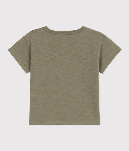 Short-Sleeved Slub Jersey T-Shirt