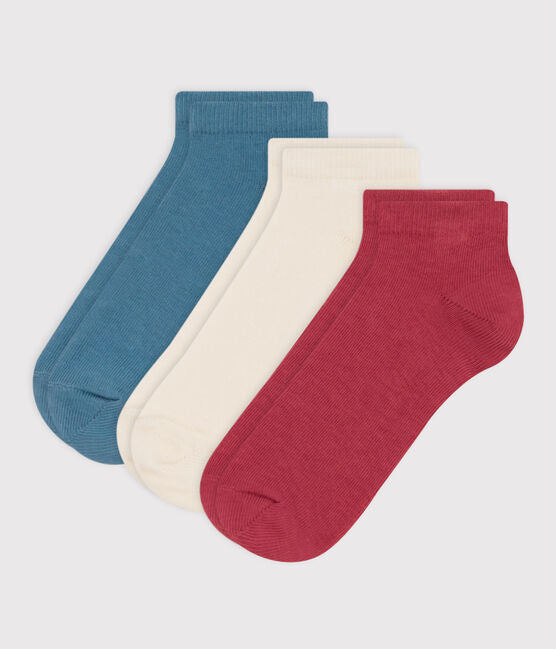 Cotton Jersey Plain Socks - 3-Pack