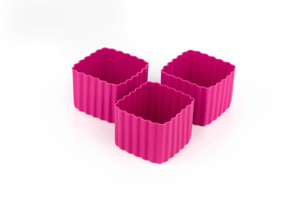 Bento Cups Square - Dark Pink