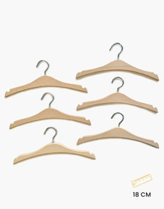 Minikane Doll Wooden Hangers