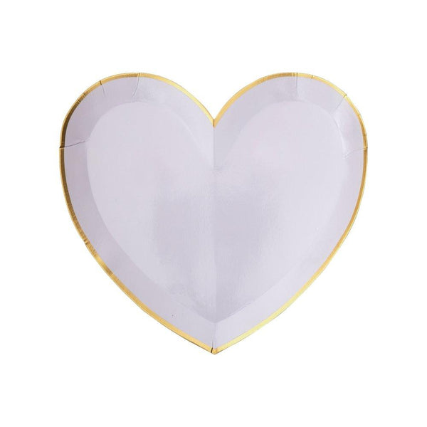 Party Palette Heart Small Plates (set of 8)