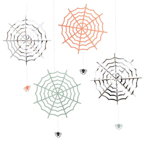Halloween Hanging Cobwebs (set of 4)