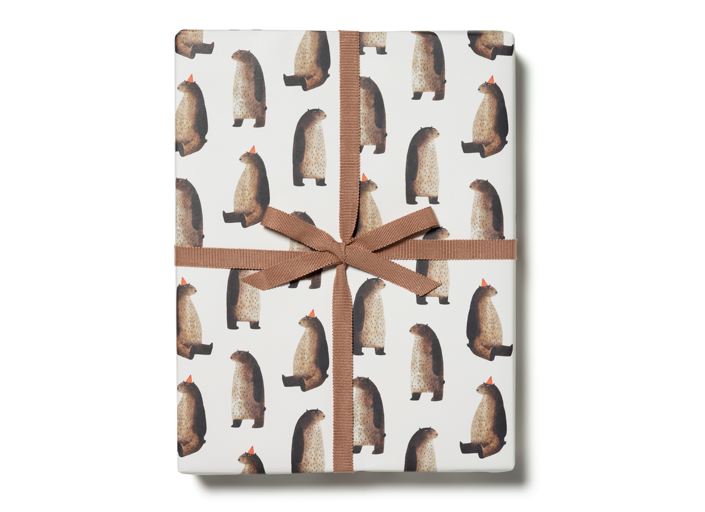 Party Bear Gift Wrap, Single Sheet