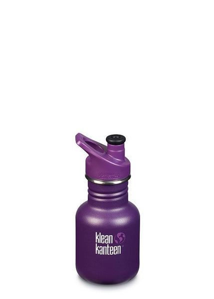 Klean Kanteen 12 oz bottle Sports Cap - Grape Jelly