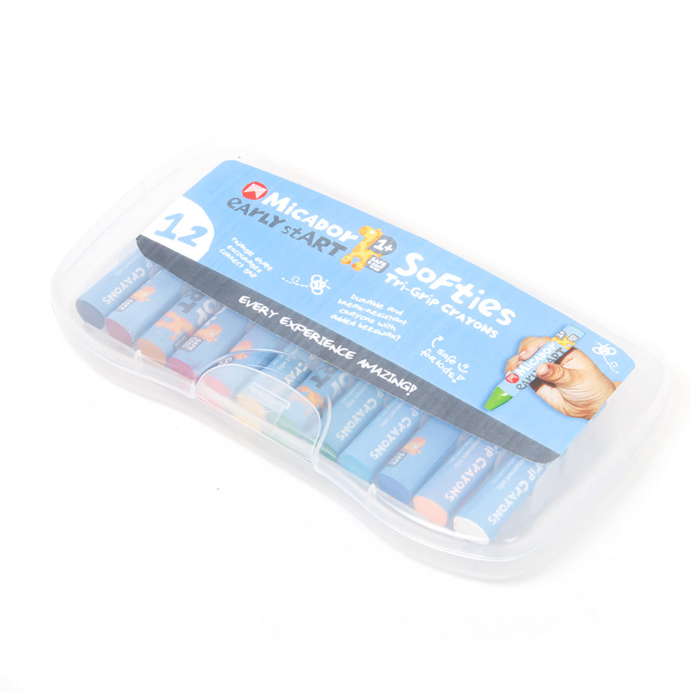 Micador Early stART Softies Tri-Grip 12 Crayons