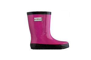 Stonz Rain Boots Waterproof natural rubber - Fuchsia