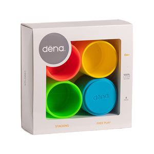 Dëna Stacking Cups Neon 4x